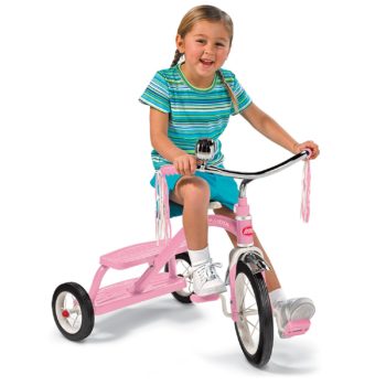 Radio Flyer Girls Classic Dual Deck Tricycle Pink e1530332433358