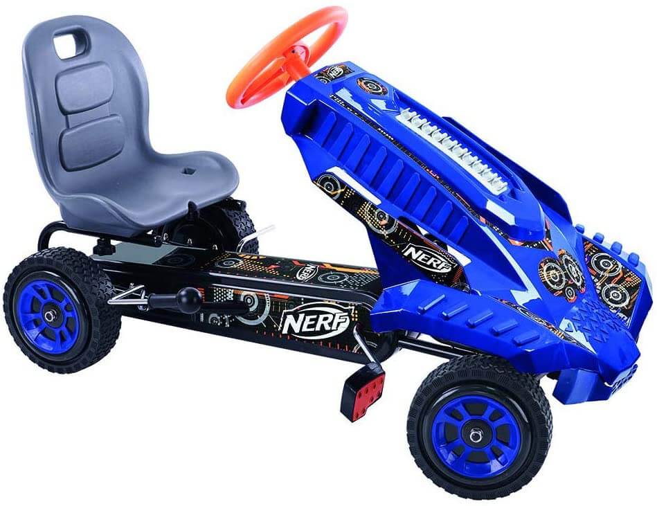 Hauck Nerf Striker Go Kart Ride On Blue and Orange